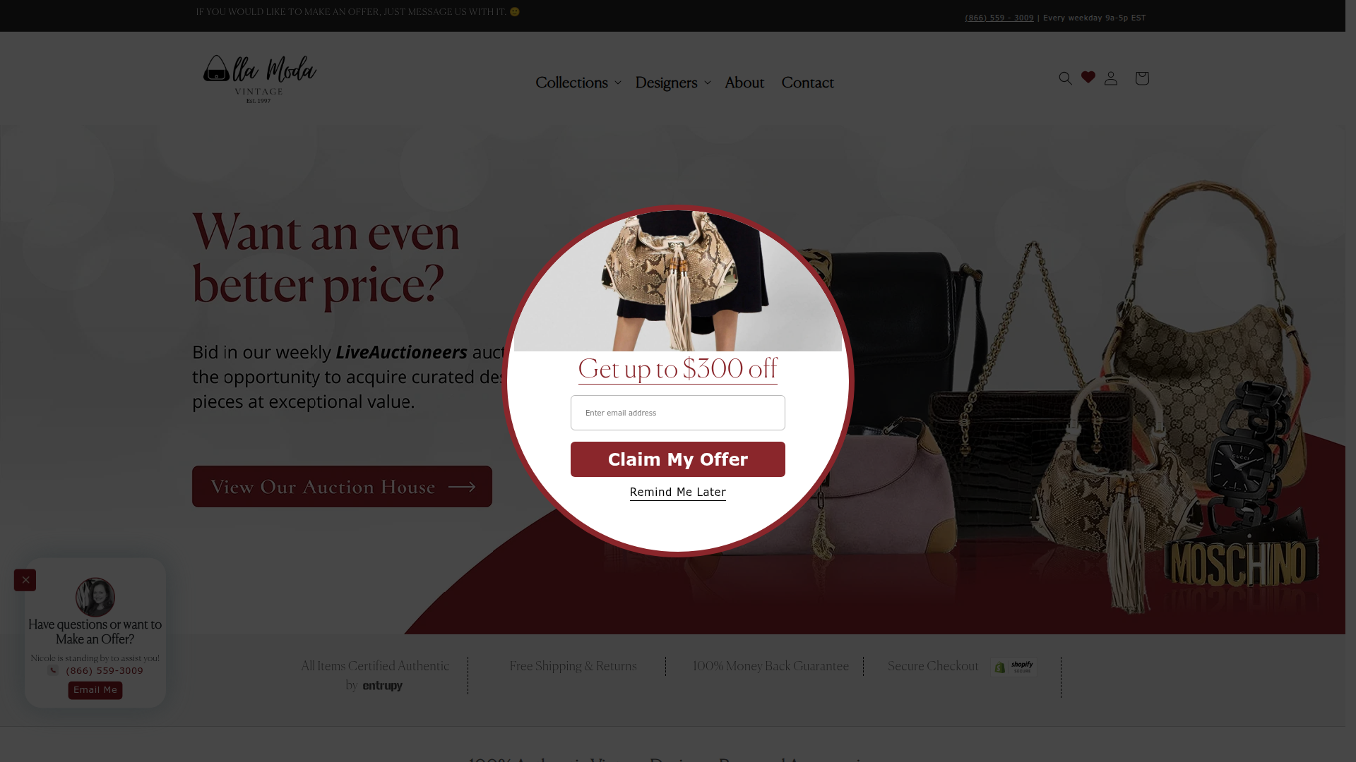 Alla Moda website